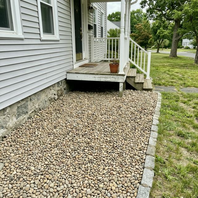 After Ornamental Stone Installation